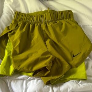 Nike Olive Green Athletic Shorts